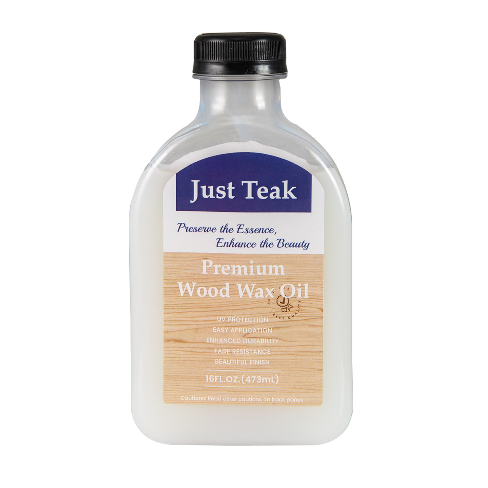 Tangkula Ensemble Huile et Cire pour Bois Nettoyant et Éclaircissant pour Huile de Teck pour Meubles Extérieurs et Intérieurs